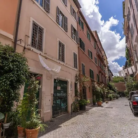 Trastevere Vicolo Del Leopardo 公寓
