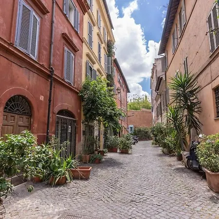 Trastevere Vicolo Del Leopardo 公寓 罗马